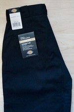 Dickies Twill Work Pants - Loose Fit - W32 L34 - Schwarz - NEU mit Etikett