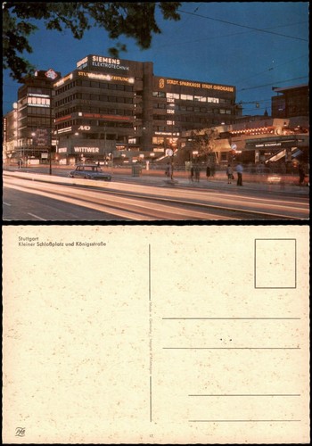 Ansichtskarte stuttgart - ansichtskarte,