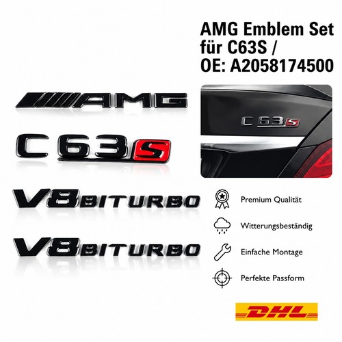Schriftzug amg biturbo - biturbo, 3d