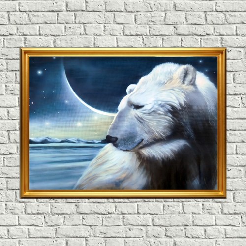 Eisbär ungerahmter