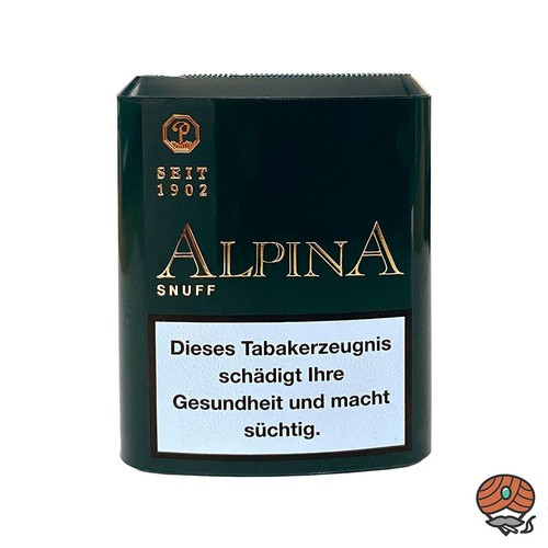 Alpina snuff schnupftabak dose - alpina,
