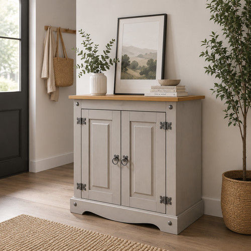 Corona sideboard grau - grau, 2-türig