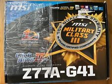Msi Z77A-G41 motherboard +