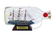 BUDDELSCHIFF FLASCHENSCHIFF "R. RICKMERS" 16 cm SUPERPREIS