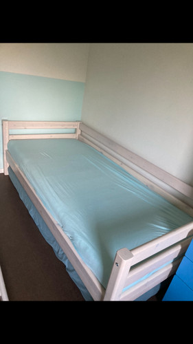 Flexa bett weiß 200x90 - weiß, holz