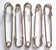 Kiltnadeln 5 Stück silber