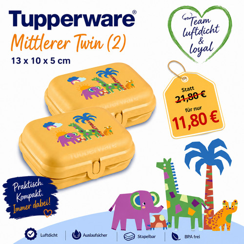 Tupperware eco twin gelb - tupperware, gr