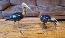 Ibis-Figuren aus Keramik und Nickel von Elli Maltevolti (Italien) 