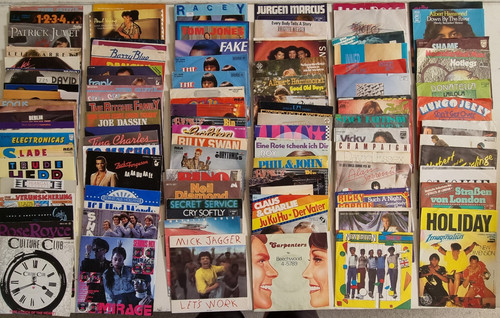 100x vinyl single sammlung - vinyl,