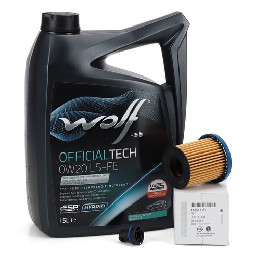Wolf officialtech 0w20 - 5l,