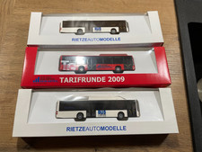 (Lot 41) 3x Omnibus Rietze "Transnet, Busfahrer-Treffen" OVP H0 1:87