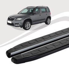 Trittbretter passend für Skoda Yeti ab Baujahr 05/2009-12/2017 DOLU Schwarz mIt 