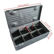 Fly case for 8pcs - indoor, led
