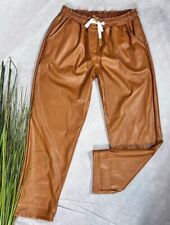 Leder Jogger PU Leder HOSE NEU