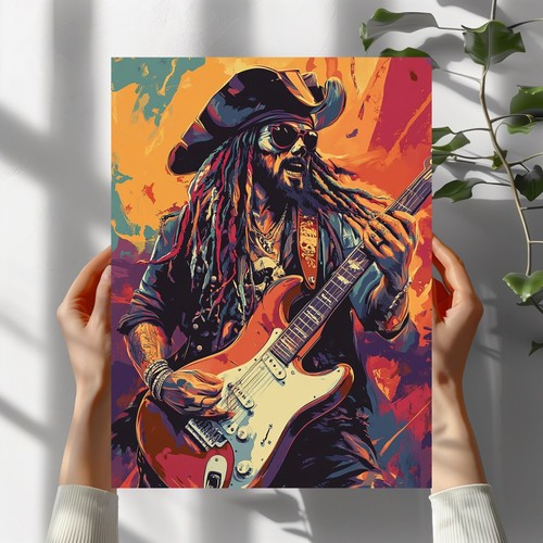 Piraten rock roll poster - piraten,