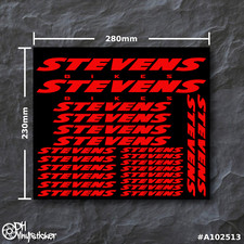 Stevens stickersatz rot - stickersatz, |
