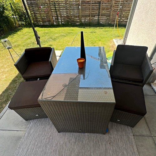 Tlg polyrattan sitzgruppe - polyrattan,