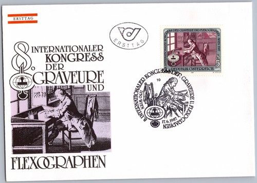 österreich fdc wien 1987 - fdc,