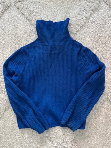 Blau glitzer pullover - blau, sweater