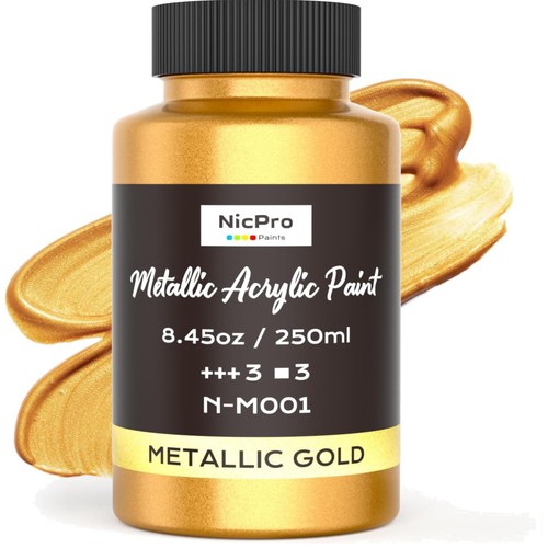 Acrylfarben gold metallic - acrylfarben,
