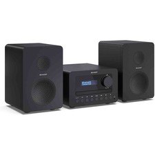 Sharp TOKYO DAB+ HI-FI Micro System Heim-Audio-Mikrosystem Schwarz 40 W 2-Wege