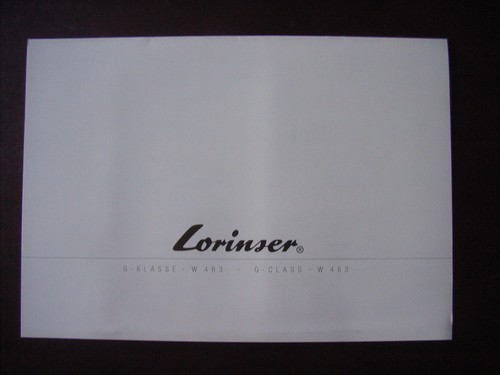 Lorinser klasse 463 - lorinser, g-klasse