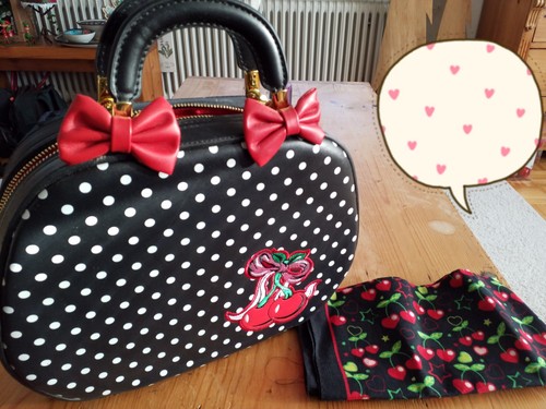 Banned handtasche cherry - banned,