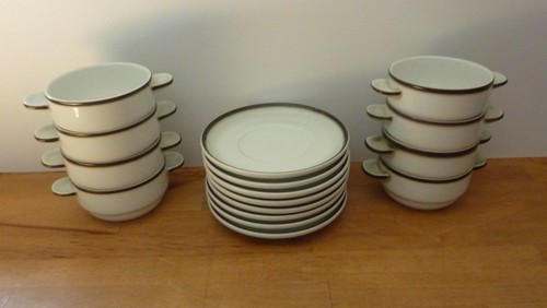 Suppentassen mit untertasse - suppentassen,