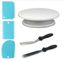 j SET ZUBEHÖR KUCHEN DEKORATION SPACHTEL GEBÄCK SCHABER FLACH WERKZEUGE