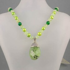 Collier Prehnit Acht