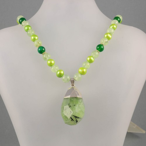 Collier prehnit acht - collier,