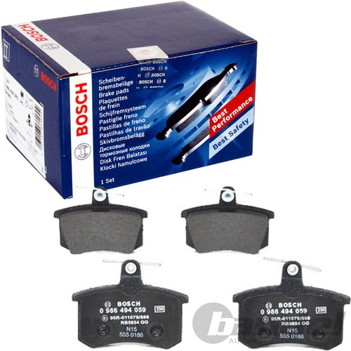 Bosch bremsbeläge hinten - bremsbelÄge,