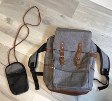 Rucksack, Handy Tasche … Tragetasche…und Rucksack-Schutz bei Regen, 2 Sitzkissen