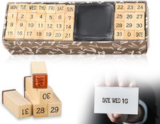 40 Stück Buchstaben Stempel