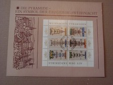 WEIHNACHTS - PYRAMIDEN  ein Symbol des  Erzgebirges Stempel Seiffen