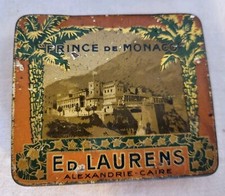 Vintage 50er Prince de Monaco Zigarettendose Blechdose leer