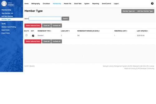 Library management system - management,