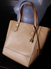 Rowallan Fine Leather Shopper Taschen-Set Handmade Lock & Key #Z