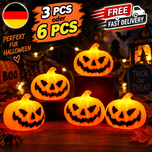 Halloween led laterne kürbis - led,