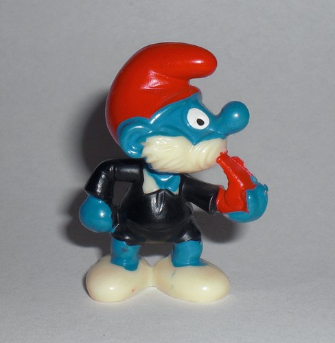 Schirischlumpf dunkles blau