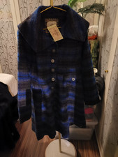 Damen Winter- Mantel blau