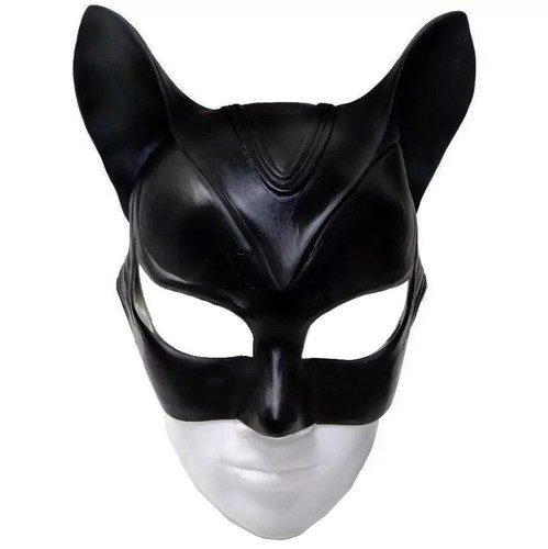 Damen schwarz catwoman maske - damen,