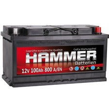 Autobatterie HAMMER 12V 100Ah