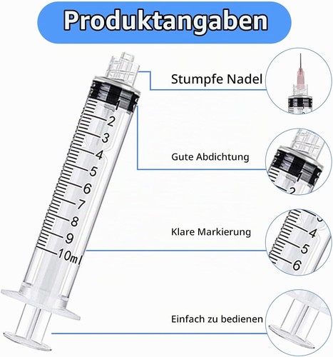 Stück spritze mit - stück,