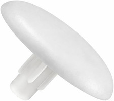 Möbel-Abdeckkappen weiß rund