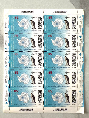 Briefmarke antarktis 2022 - briefmarke,