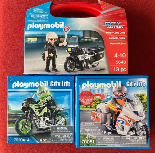 Playmobil motorrad 70204 - motorrad,