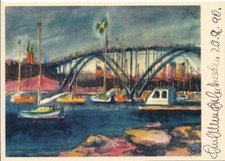 *** GERHARD STENGEL *** handsignierte Kunstpostkarte 02