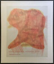 Franz Erhard Walther, Feld entwickelt Sprache II, Farboffsetdruck, handsigniert