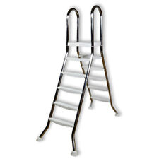 Aufstell Pool Leiter Edelstahl für 150 cm hohe Becken Poolleiter Schwimmbecken